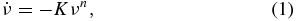 Equation (1)