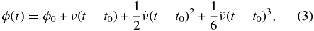Equation (3)