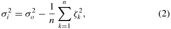 Equation (2)