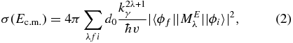 Equation (2)