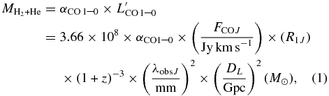 Equation (1)