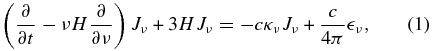 Equation (1)