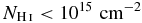 $N_{{\rm H\,\mathsc{i}}}<10^{15}\,\,{\rm cm^{-2}}$