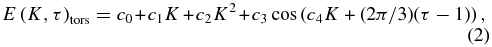 Equation (2)