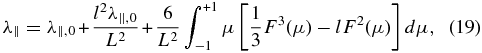 Equation (19)