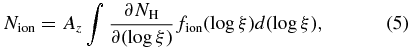 Equation (5)
