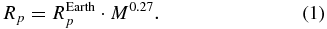 Equation (1)