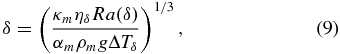 Equation (9)