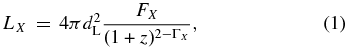 Equation (1)