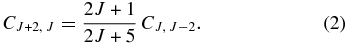Equation (2)