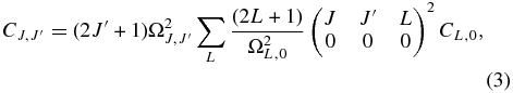 Equation (3)