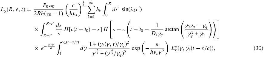 Equation (30)