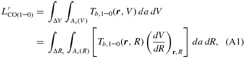 Equation (A1)