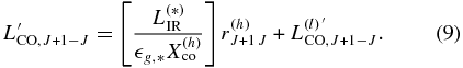 Equation (9)