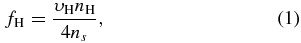 Equation (1)