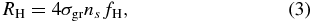 Equation (3)