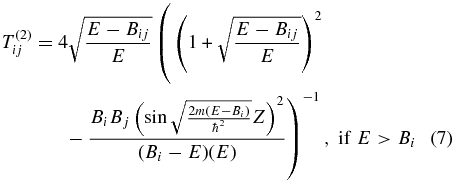 Equation (7)
