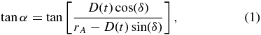 Equation (1)