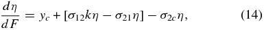 Equation (14)