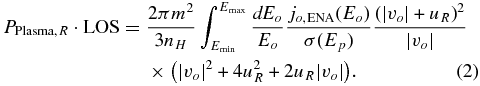 Equation (2)