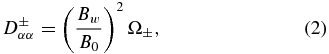 Equation (2)