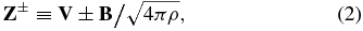 Equation (2)