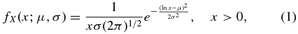 Equation (1)