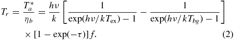 Equation (2)