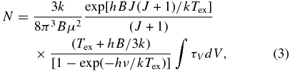 Equation (3)