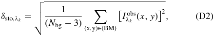 Equation (D2)