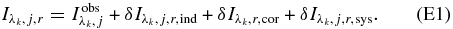 Equation (E1)