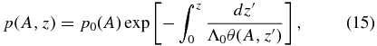Equation (15)