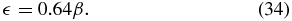 Equation (34)