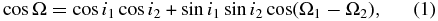 Equation (1)