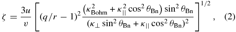 Equation (2)