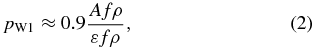 Equation (2)
