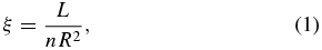 Equation (1)