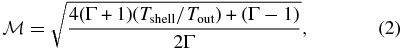 Equation (2)