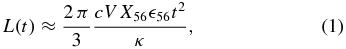 Equation (1)