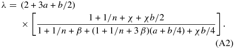 Equation (A2)