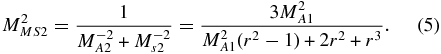 Equation (5)