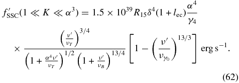 Equation (62)