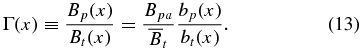 Equation (13)