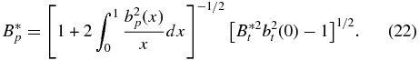 Equation (22)