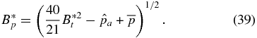 Equation (39)