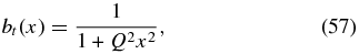 Equation (57)