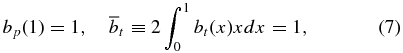 Equation (7)