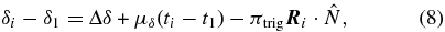 Equation (8)