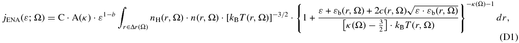 Equation (D1)
