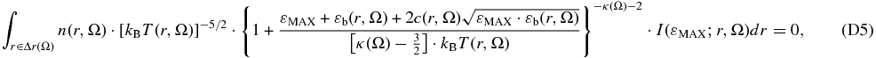 Equation (D5)